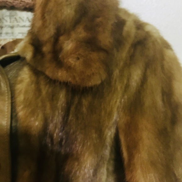 Fur leather jacket - Picture 4 of 8